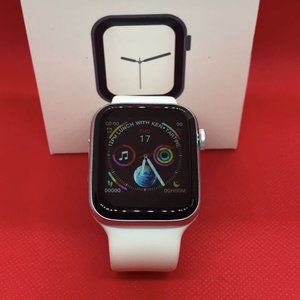 smart watch with white band